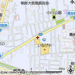 東小川橋周辺の地図