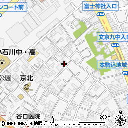 東京都文京区本駒込2丁目13-26周辺の地図