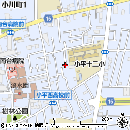 東京都小平市小川町1丁目472-8周辺の地図