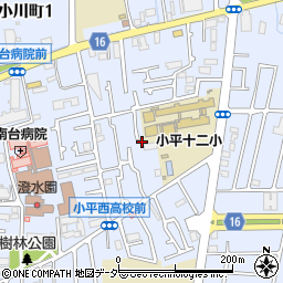 東京都小平市小川町1丁目472-9周辺の地図
