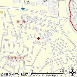 千葉県八千代市上高野1342-29周辺の地図