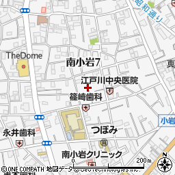 東京都江戸川区南小岩7丁目周辺の地図