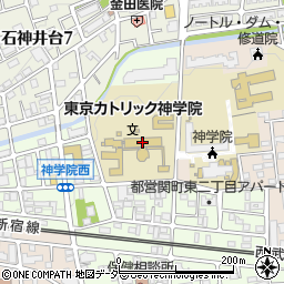 日本カトリック神学院周辺の地図