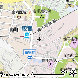 千葉県銚子市前宿町304周辺の地図