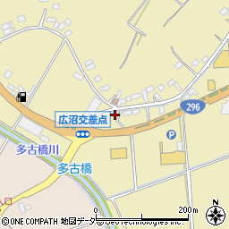 千葉県香取郡多古町多古2374周辺の地図