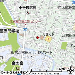 中野区江古田地域事務所周辺の地図