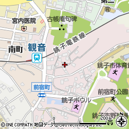 千葉県銚子市前宿町306周辺の地図