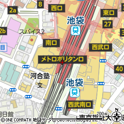 東京都豊島区西池袋1丁目1周辺の地図