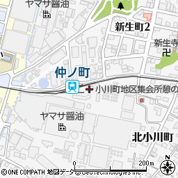 銚子電気鉄道株式会社　仲ノ町駅団体受付周辺の地図