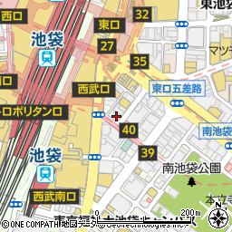 東京都豊島区南池袋1丁目23-1周辺の地図