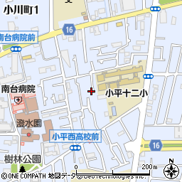 東京都小平市小川町1丁目472-7周辺の地図