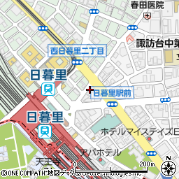 株式会社ミニミニ城北　日暮里店周辺の地図