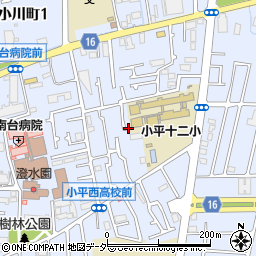 東京都小平市小川町1丁目472-10周辺の地図