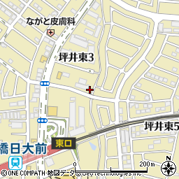 千葉県船橋市坪井東の地図 住所一覧検索 地図マピオン