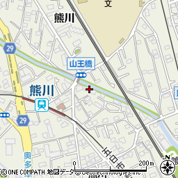 東京都福生市熊川783-1周辺の地図