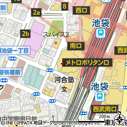 キッチンスギモト　東武池袋店周辺の地図