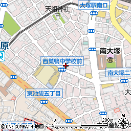 東京都電気工事工業組合　豊島地区本部周辺の地図