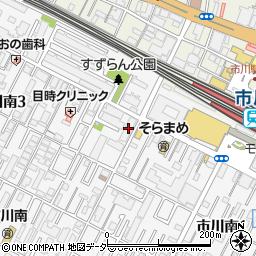 有限会社日乃出ドライ　市川店周辺の地図