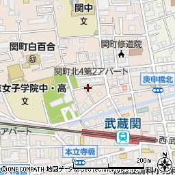 東京都練馬区関町北4丁目9周辺の地図