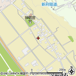 山梨県韮崎市下祖母石355-2周辺の地図