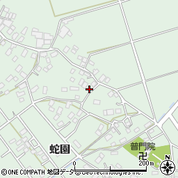 千葉県旭市蛇園3683周辺の地図