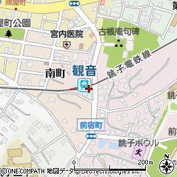 千葉県銚子市前宿町35-3周辺の地図