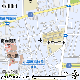 東京都小平市小川町1丁目472-6周辺の地図