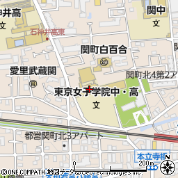 東京女子学院高等学校周辺の地図