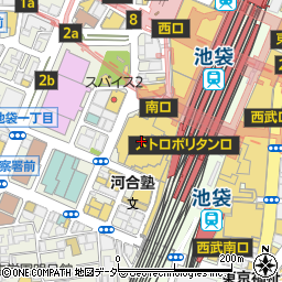 東京都豊島区西池袋1丁目11周辺の地図