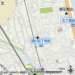 東京都福生市熊川1347-7周辺の地図
