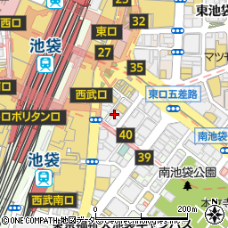 東京都豊島区南池袋1丁目23-11周辺の地図