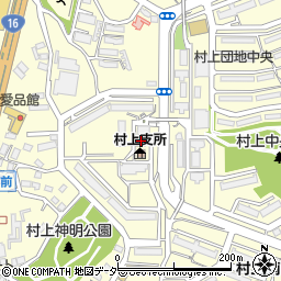 八千代村上郵便局周辺の地図