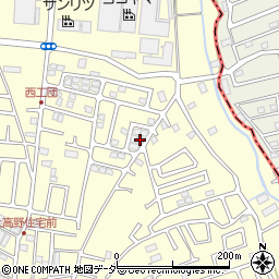 千葉県八千代市上高野1342-54周辺の地図