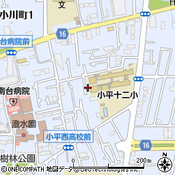 東京都小平市小川町1丁目472-11周辺の地図