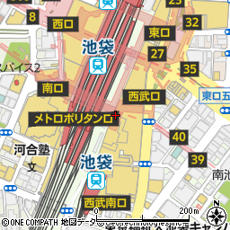 みずほ銀行西武池袋駅Ｂ１ ＡＴＭ周辺の地図