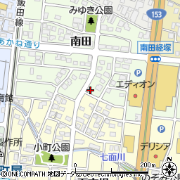 長野県駒ヶ根市南田14-21周辺の地図