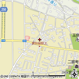 ファミリーマート東秋留店周辺の地図