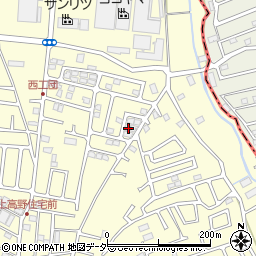 千葉県八千代市上高野1342-52周辺の地図