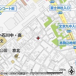 東京都文京区本駒込2丁目13-22周辺の地図