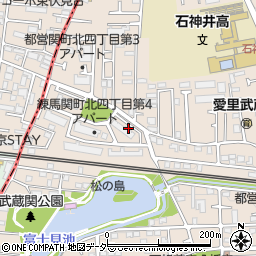 東京都練馬区関町北4丁目23周辺の地図