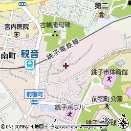 千葉県銚子市前宿町454周辺の地図
