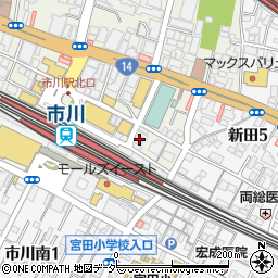 モードオフ　市川駅北口店周辺の地図