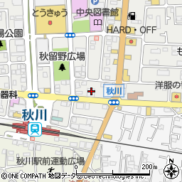 はま寿司 あきる野秋川店周辺の地図
