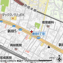 ナビパーク市川新田第４駐車場周辺の地図