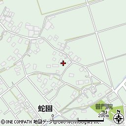 千葉県旭市蛇園3683-1周辺の地図