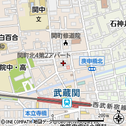 東京都練馬区関町北4丁目10周辺の地図