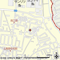 千葉県八千代市上高野1342-13周辺の地図
