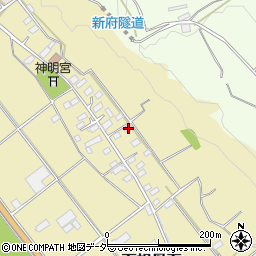 山梨県韮崎市下祖母石327周辺の地図