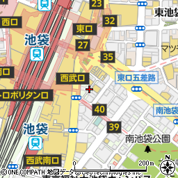 座135 池袋本店周辺の地図