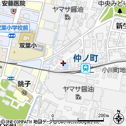 千葉県銚子市新生町2丁目17周辺の地図